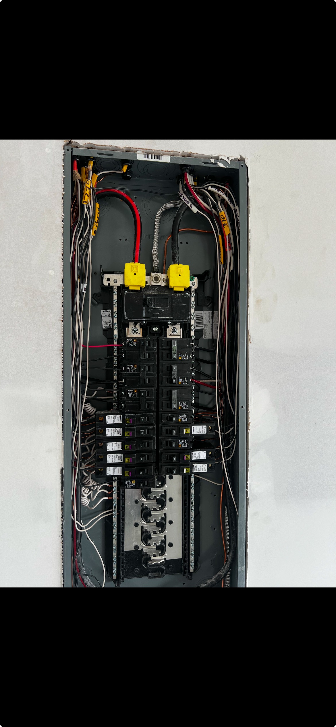 Electrical panel installation